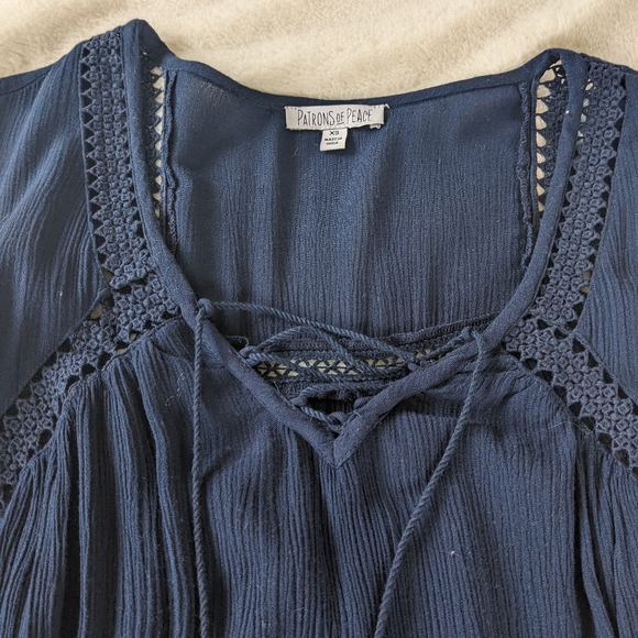 Patrons of Peace Navy Blue Tunic Size XS - Picture 6 of 8